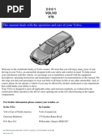 VOLVO V70 2001 User Manual