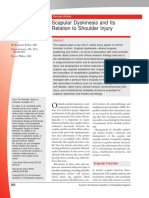 Kibler Et Al 2012 Scapula Dyskinesis and Its Relation To Shoulder Injury PDF