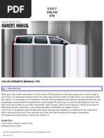 VOLVO V70 2007 User Manual