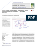 A System Dynamics Simulation Model For Sustainable Water Resources Management and Agricultural Development in The Volta River Basin, Ghana