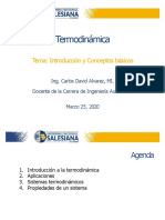 Termodinamica - Clase 1 PDF