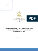 Estrategia Producción y Uso Sostenible de Leña y Carbón 2015 - 2022