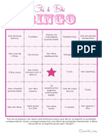 Bingo para Chá de Bebê Rosa PDF