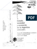 Gilbal-Blacha. Estado, Sociedad y Economía La Argntina. Cap. 4.1955-66