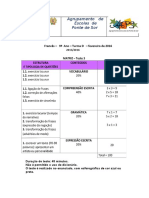 MATRIZ TESTE 9ºD FEVEREIRO Frances