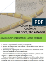 Economia Colonial açucar 2019- 8ºano