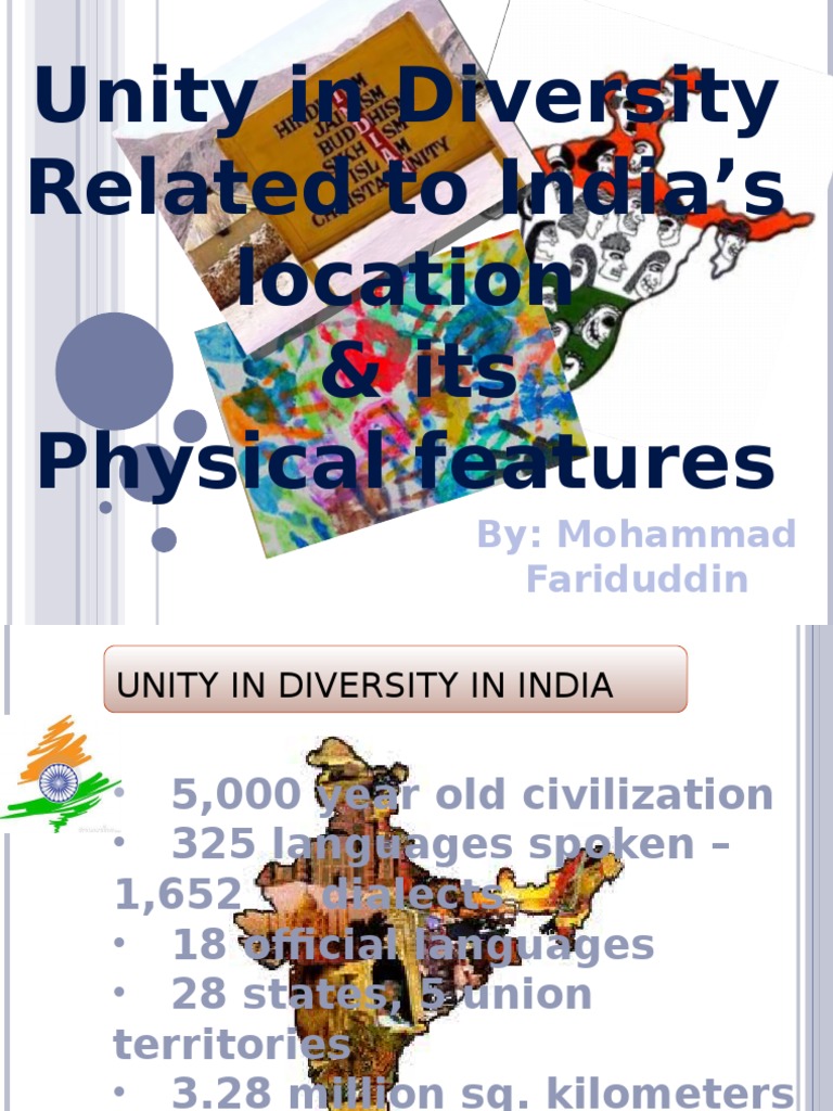 Unity in Diversity in India | PDF