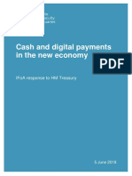 Cash and Digital Payments in The New Economy