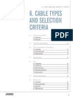 Cable Type and Selection