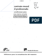 El Contrato Moral Del Prefesorado PDF
