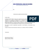 Constancia Servicio Psicológico PDF