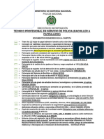 Listado Documentos para La Carpeta PDF