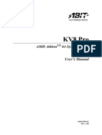 KV8 Pro: AMD Athlon 64 System Board Socket 754 User's Manual