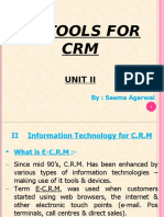 It Tools For CRM: Unit Ii