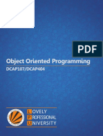 Dcap107 Dcap404 Object Oriented Programming PDF