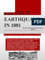 Cucuta S Earthquake in 1881