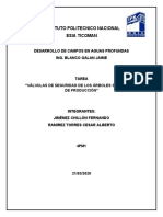 Valvulas de Seguridad en Arboles Submarinos de Produccion - D.A.P. Luis Fernando Jimenez Chillon