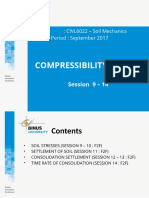 Compressibility of Soil: Course: CIVL6022 - Soil Mechanics Effective Period: September 2017