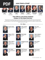 Joint Chiefs of Staff / Flag Officers and Senior Enlisted Leaders of The U.S. Navy