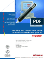 Hygrowin: Humidity and Temperature Probe For Direct Connection To Your PC