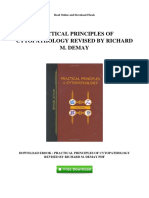 Practical Principles of Cytopathology Revised by Richard M. Demay PDF