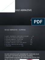 Scule Abrazive - Proiect