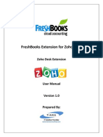 FreshBooks Extension For Zoho Desk