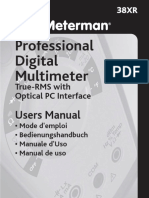 Professional Digital Multimeter: Users Manual