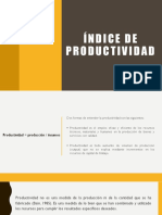 Índice de Productividad PDF