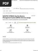 Home (/) / / Newtec Battery Management System (BMS) Reference Design Designs (/Design/Designs:Refdsgnhome)