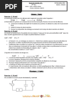 Devoir de Contrôle N°1 - Sciences Physiques - Bac Sciences Exp (2011-2012) MR Fkih Jamel PDF