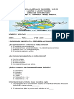 PRIMER PARCIAL de Tecnologia y Medio Ambiente Carrera Ingenieria Civil