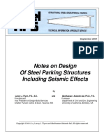 Notes on Design of steel parking structures.pdf