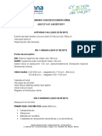 Itinerario Cancún Verano PDF