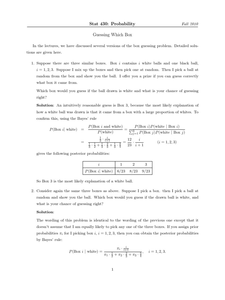Probability By J Pitman Solution Manual