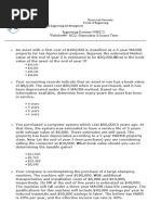 Worksheet#5-MCQ-2018 Engineering Economy