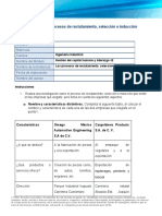 Formato: Los Procesos de Reclutamiento, Selección e Inducción