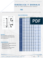 TEE dimensions table