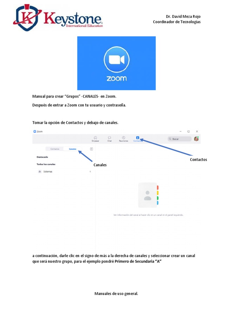 Crear Grupos en Zoom: Guía Práctica | PDF | Informática | Informática y ...