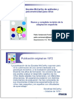 Escalas McCarthy de aptitudes y psicomotricidad para niños. Nueva y completa revisión de la adaptación española - PDF Free Download
