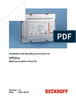 CP22xx: Installation and Operating Instructions For