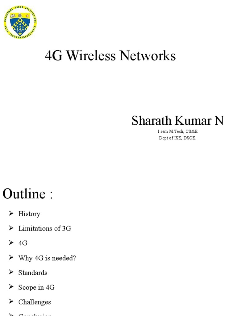 Overview of 4G Wireless Networks | PDF | Mobile Technology | 4 G