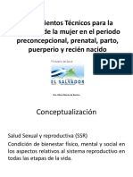 Lineamientos para la atención de la mujer en salud sexual y reproductiva