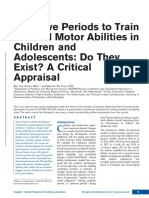 Sensitive Periods To Train General Motor Abilities.99275 PDF