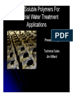 Water Soluble Polymers For Industrial Water Treatment Applications