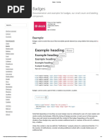 Badges Bootstrap
