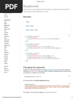 Breadcrumb Bootstrap