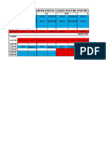 Knowledge Darpan Digital Classes Routine (For RB) With Students List According To The Session