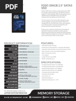 Patriot 200 Product Sheet 256GB