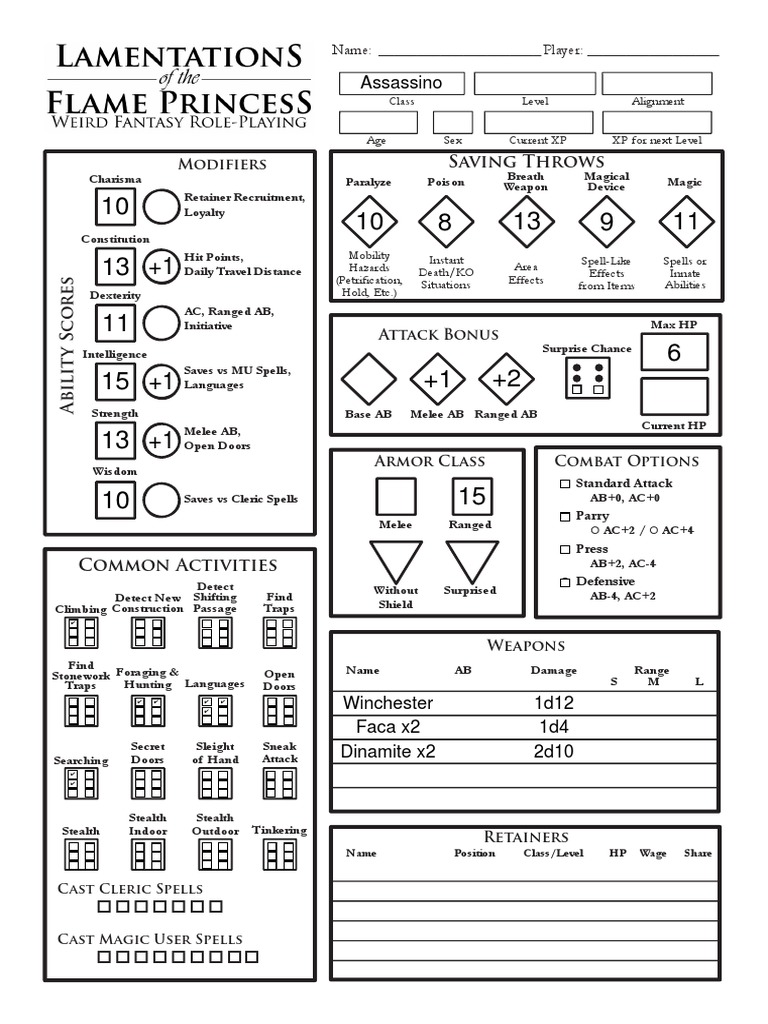 RPG Character Stats and Combat Guide | PDF | Gaming | Role Playing Games